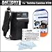Battery And Charger Kit For Toshiba Camileo X100 H30 Full-HD Camcorder Includes Extended (1850Mah) Replacement PX1657 Battery + Ac/Dc Travel Charger + LCD Screen Protectors + MicroFiber Cleaning Cloth