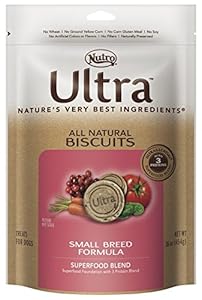 ULTRA Small Breed Formula All Natural Dog Biscuits With Our Superfood Blend, 16 oz.