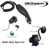 Genuine Sony Ericsson K310i UK 3 Pin Mains Charger CST-75 And In Car Charger + Mobile Car Holder Multi Buy