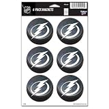 TAMPA BAY LIGHTNING OFFICIAL LOGO 6 MAGNET SET