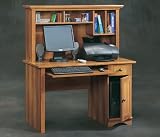 Review Sauder 188136 / Willow Falls Desk with Hutch - American Cherry (Small)