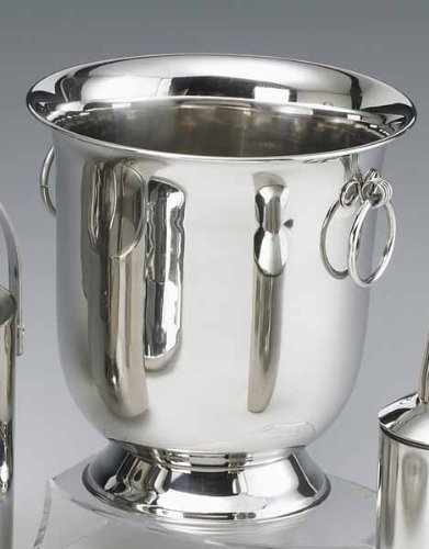 Kraftware 70323 Polished Stainless Steel Traditional Champagne Bucket