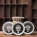 Can You Handlebar Beard Balm for Men, Dry Oil Beard Wax, Natural Beard Care Conditioner Moisturizer Softener Grooming Products, 2 oz Stainless Steel Tin