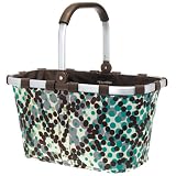 Carry Bag - Reisenthel Germany Collapsible Bag or Market Basket, Rasterdots Mocha