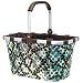 Carry Bag - Reisenthel Germany Collapsible Bag or Market Basket, Rasterdots Mocha