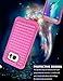 Style4U S7 Edge Case, Galaxy S7 Edge Case, Studded Rhinestone Crystal Bling Hybrid Armor Case Cover for Samsung Galaxy S7 Edge with 1 Stylus (Hot Pink)