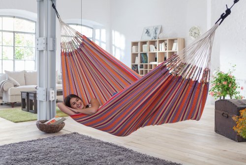 Hamac Double Pintoresca + Kit De Fixation - La Siesta