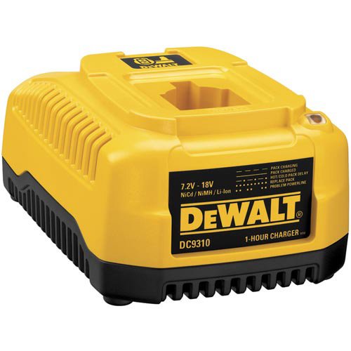 DeWalt DC9310 Heavy-Duty 7.2 Volt - 18 Volt 1 Hour Charger