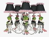 Harlequin Frog Chandelier