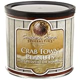 Southern Shores Specialties Crab Town Peanuts with Chesapeake Bay Style Seasoning, 32-Ounce Tinns (Pack of 2)