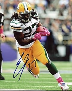 PACKERS EDDIE LACY SIGNED AUTHENTIC 8X10 PHOTO AUTOGRAPHED CERTIFICATE OF AUTHENTICITY PSA/DNA #V95083