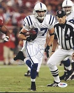 Signed Austin Collie Photograph - 8x10 #t74526 - PSA/DNA Certified - Autographed NFL Photos