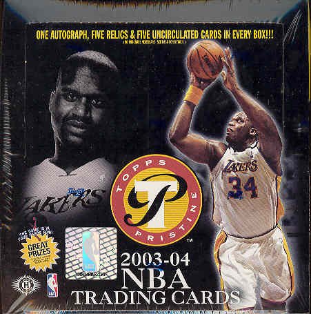 2003 04 Topps Pristine Basketball Unopened Hobby Box