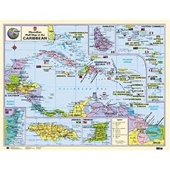 Caribbean Wallmap Paper Edn (Macmillan Caribbean Wall Maps)