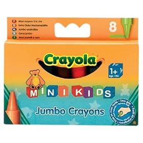 Crayola Mini Kids Jumbo Crayons (8 Pack)
