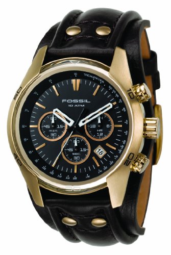 Fossil Herren-Armbanduhr Chronograph Sport CH2615 Gold IP Preisvergleich