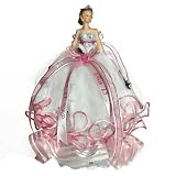 Doll Cake Topper - Pink Trim by Uniquely Quince