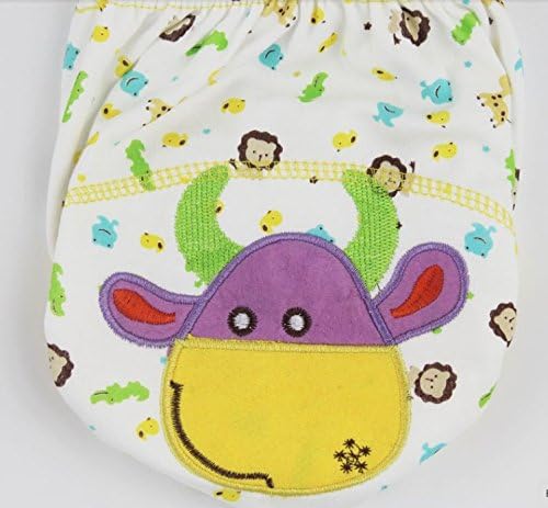 PW Surplus Toddlers Cotton Reusable Potty Training Pants Designer Underwear(Fits 26-33 lbs) (3 Pack Mixed Pack) (one Dog, one Lion, and one Cow) (Large, Boys)