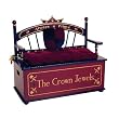 Levels Of Discovery Prince Bench Seat with Storage Burgundy Levels Of Discovery Prince Bench Seat with Storage Burgundy