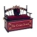 Levels Of Discovery Prince Bench Seat with Storage Burgundy