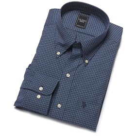 USPA Men's Blue Ground check Shirt