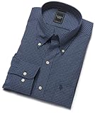 USPA Men's Blue Ground check Shirt
