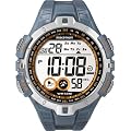 Timex - T5K424 4E - Marathon - Reloj unisex de cuarzo, correa de caucho color azul claro