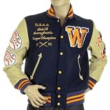 Sugar Cane's Whitesville Letterman Philadelphia Wild Cats stadium jacket WHIT4228