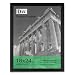 DAX 2863W2X Black Wood Poster Frame with Plastic Window, Wide Profile, 18 x 24 Inches