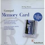 Nintendo 64 Gamepad Memory Card with 492-Page Memory