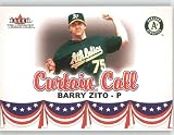 2002 Fleer Tradition Update #U370 Barry Zito CC - Oakland Athletics (Curtain Call) (Baseball Cards)