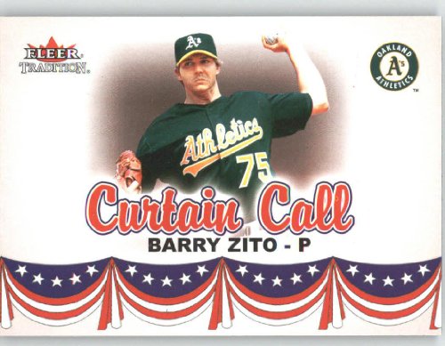 2002 Fleer Tradition Update #U370 Barry Zito CC - Oakland Athletics (Curtain Call) (Baseball Cards)