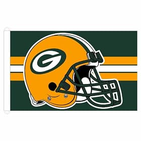 Packers WinCraft NFL 3' x 5' Flag: Sports &amp; Outdoors