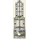 5-Tier Corner Rack Baker Stand with Victorian Design