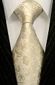 Lorenzo Cana - Krawatte aus Seide - Original Markenware - hochwertige Verarbeitung - Ivory Elfenbein Creme Rosen Blumen - Hochzeit Fest -84344