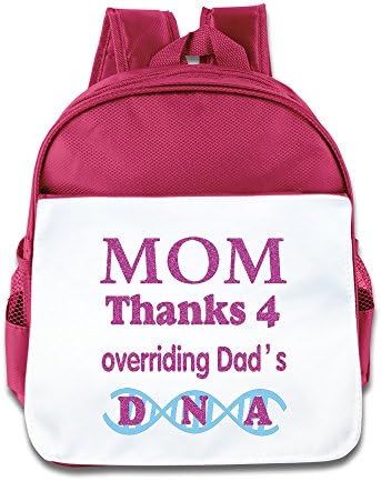 Kid's Mother's Day Fun Joke Funny School Backpack Bag For Both Boys And Girls Pink
