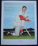 Stan Musial Autographed Limited Edition 16 x 20 Lithograph by James Fiorentino with HOF 69 Insc