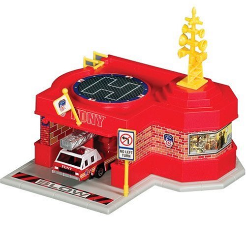Childrens Toyshop  Toys : FDNY New York Fire Department Station & Ladder Engine Truck