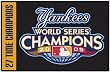 New York Yankees 27-Time World Series Champion Starter Mat