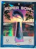 Official Super Bowl XLI Program Hologram Version Indianapolis Colts vs Chicago Bears