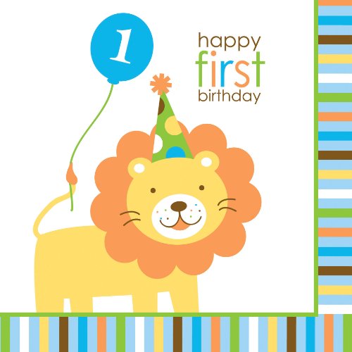 Creative Converting-Sweet 1st Birthday Napkins (Lunch)