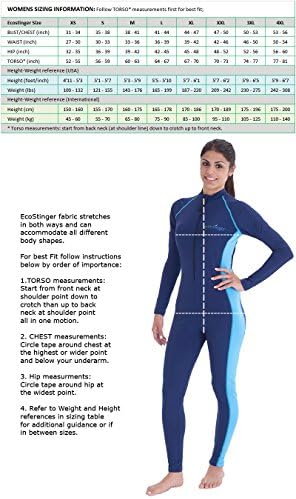 Women Coverup Stinger Suit Dive Skin Sun Protection Swimwear Bra S