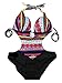 Fourcatz Womens One Piece Cut Out Swimwear Swimsuit