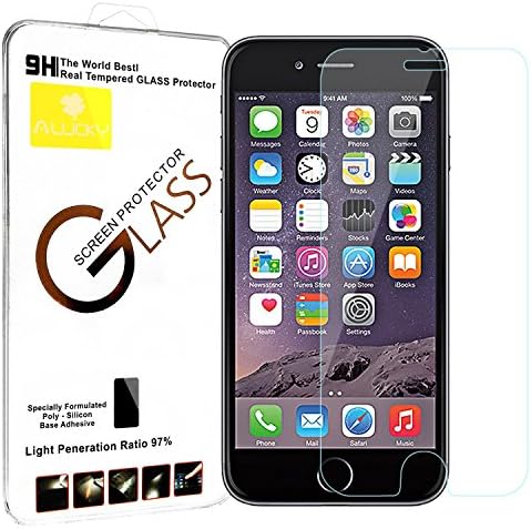 iPhone 6 Screen Protector, Explosion-proof Tempered Glass Screen Protector for Apple iPhone 6 and iPhone 6s (iPhone 6/6s)