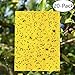 Gideal Best Trap 20 Pack Dual-Sided Yellow Sticky Traps for Flying Plant Insect Such as Fungus Gnats, Whiteflies, Aphids, Leafminers,Thrips - (6x8 Inches, Included 20pcs Twist Ties)