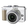 Olympus E-PL1 Compact System Camera - White (14-42mm Silver Lens Kit)