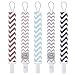 Blulu Baby Pacifier Clips Holders, 5 Piece
