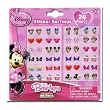 Disney Minnie Mouse Bow-tique Kids 24-pair Sticker Earrings (Pack of 3)