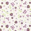 Tiddliwinks Fitted Crib Sheet- Plum Butterfly