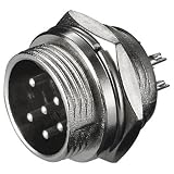 51ELjWYWuyL. SL160  wentronic Mikrofoneinbaustecker 6 polig * 11673 / ME 6